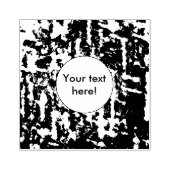 Groen rood plastic abstract ontwerp rubberstempel (Afrduk)