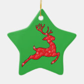Groen & Rood Rudolph - Ornament (De Reinders) (Voorkant)
