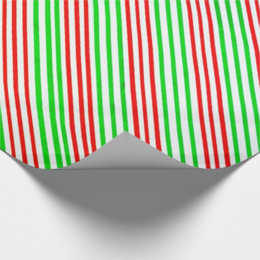 Groen rood stroperpapier cadeaupapier (Hoek)