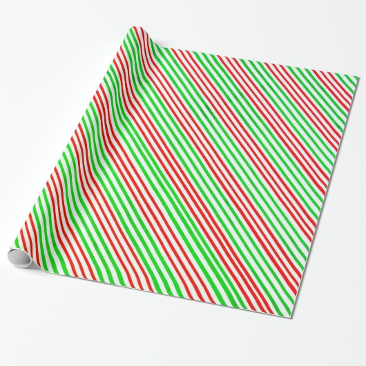 Groen rood stroperpapier cadeaupapier (Uitgerold)