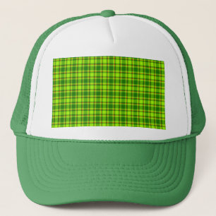 Groen Rood Tartan Geruit Plaid Patroon-55788 Trucker Pet