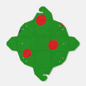 Groen rood uit de voordeur bedankdoosjes (Uitgevouwen)