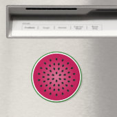 Groen rood watermeloen magneet (Insitu (Vaatwasser))