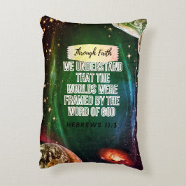 Groen Rood Wit Accent Kussen