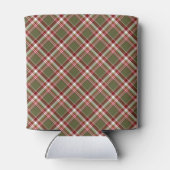 GROEN ROOD WIT KERST RUIT PATROON BLIKJESKOELER (Achterkant)
