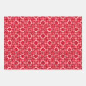 Groen, Rood, Zwart en Wit  Inpakpapier Vel (Voorkant)