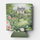 Groen Roos Ierland Landschap Blikjeskoeler (Achterkant)