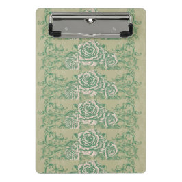 Groen Roos Mini-klembord Mini Klembord