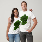 Groen Roos T-shirt (Unisex)