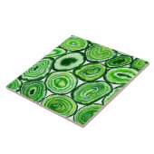 Groen rooster tegeltje (Zijkant)