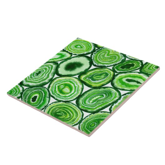 Groen rooster tegeltje (Zijkant)