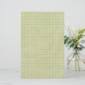 Groen roosterpapier voor olie briefpapier (Staand voorkant)