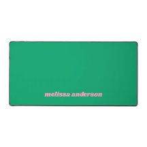 Groen & Roze Aangepaste Naam Vet Trendy Kleuren Mo