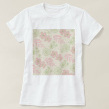 Groen Roze Beige Retro Y2K 70s Bloempatroon