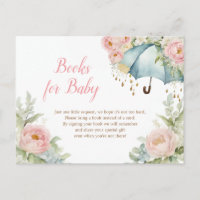 Groen Roze Bloemen Paraplu Boeken voor Baby