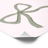 Groen & Roze Boog Trouwbord Perfect Poster (Hoek)