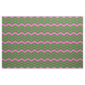 Groen Roze Chevron Zigzag Ontwerp  Stof (Fat Quarter)