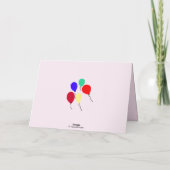 Groen Roze Cupcake Polka Dots Verjaardag Dank u Kaart (Achterkant)