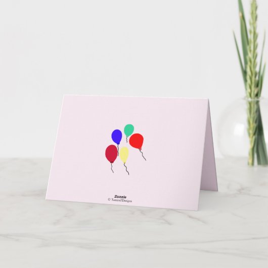 Groen Roze Cupcake Polka Dots Verjaardag Dank u Kaart (Achterkant)