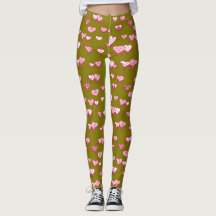 Groen Roze Dansende Harten LOving Paren Valentijn