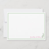 Groen, Roze en Witte Vruchten Aangepast Kaart (Voorkant)