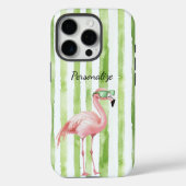 Groen roze flamingo Case-Mate iPhone case (Achterkant)