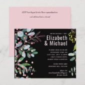 Groen Roze Moderne Bruiloft (Voorkant / Achterkant)