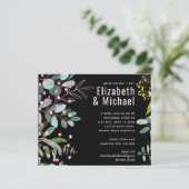 Groen Roze Moderne Bruiloft (Staand voorkant)