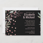 Groen Roze Moderne Bruiloft (Voorkant)