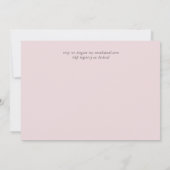 Groen Roze Moderne Bruiloft (Achterkant)