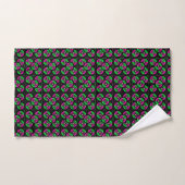 Groen & Roze Neon Bad Handdoek (Handdoek)
