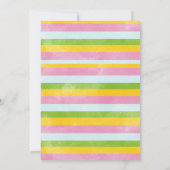 Groen Roze Onze Kleine Straal van Zonneschijn 1e V Kaart (Achterkant)