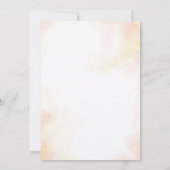 groen roze roos islamitische moslim bruiloft kaart (Achterkant)