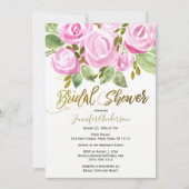 Groen roze Roos leder Vrijgezellenfeest Kaart (Voorkant)