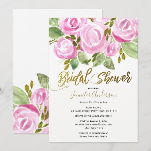 Groen roze Roos leder Vrijgezellenfeest Kaart (Voorkant / Achterkant)