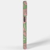 Groen Roze Roos Retro Y2K 70s Bloempatroon Case-Mate iPhone Case (Achterkant / Rechts)