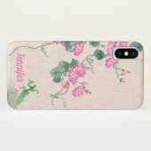 , groen roze, roze, roze vormgeving Case-Mate iPhone case (Achterkant (horizontaal))