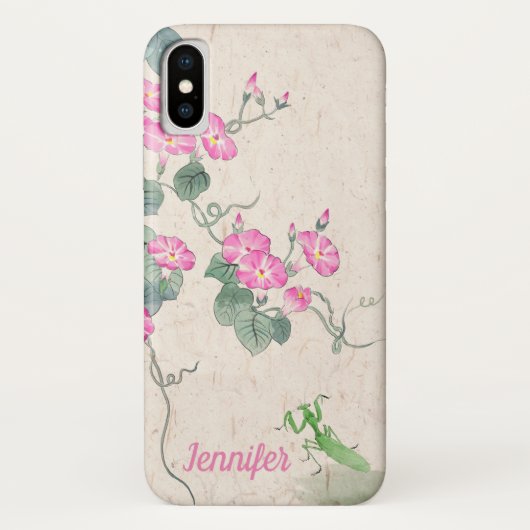 , groen roze, roze, roze vormgeving Case-Mate iPhone case (Achterkant)