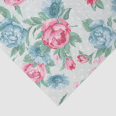 groen, roze, rozen, land, chic, shabby, , giraal tissuepapier (Detail)