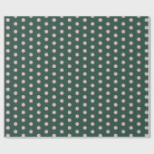 Groen & Roze Stippen Cadeaupapier (Vlak)