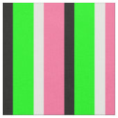 Groen Roze Strepen Textiel Stof (Close Up)