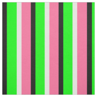 Groen Roze Strepen Textiel Stof