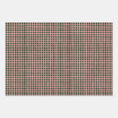 Groen Roze Vakantie Inpakpapier Bladen Vel (Voorkant 2)