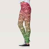 Groen roze verloop leggings (Links)