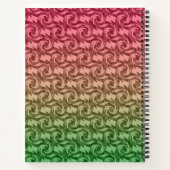 Groen roze verloop notitieboek (Achterkant)