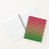 Groen roze verloop notitieboek (Binnen)