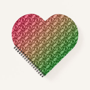Groen roze verloop notitieboek