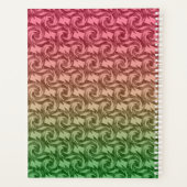 Groen roze verloop planner (Achterkant)