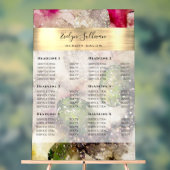 Groen Roze Waterverf prijslijst Acryl Bord (Neutraal)