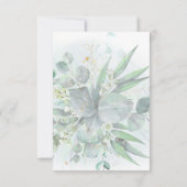 groen RSVP bruiloft (Achterkant)